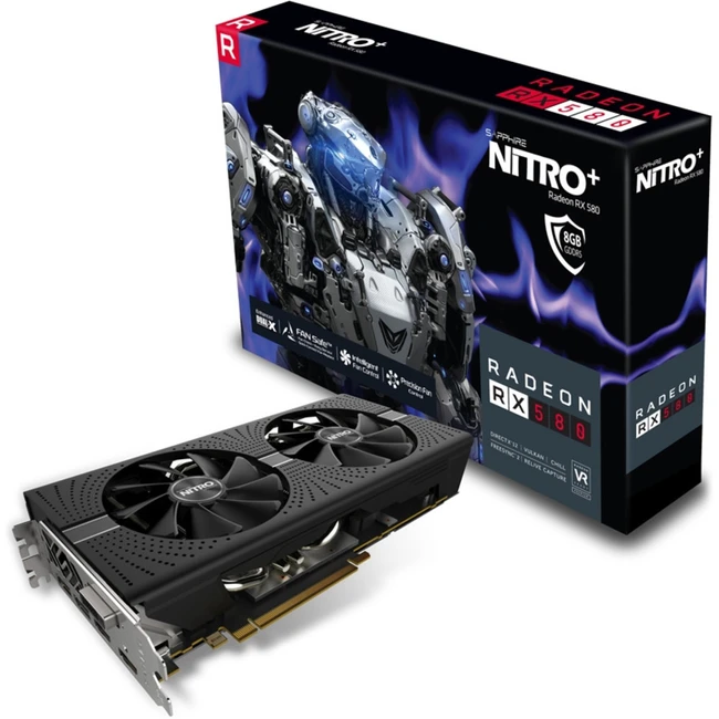 Видеокарта Sapphire NITRO+ Radeon RX 580 11265-03-20G (8 ГБ)