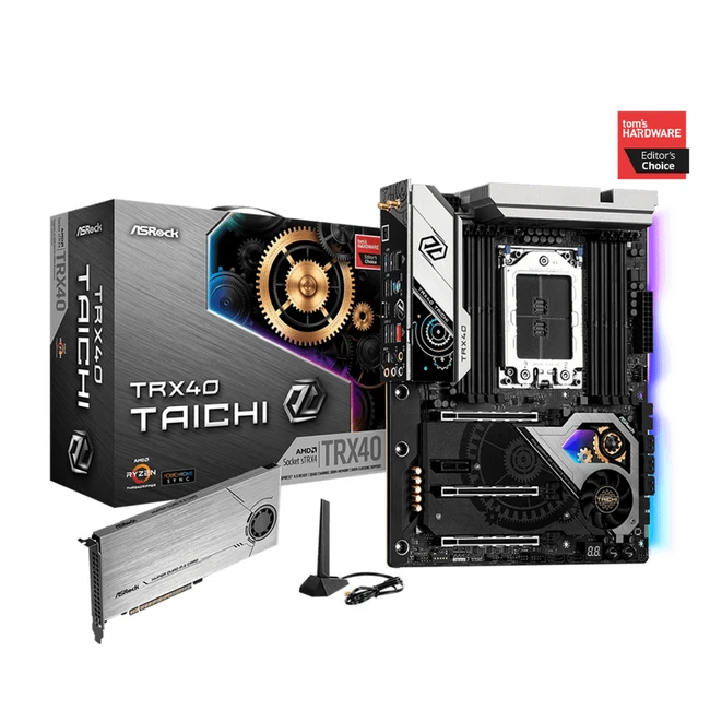 Материнская плата ASRock TRX40 Taichi TRX40TAICHI (ATX, AMD sTRX4)