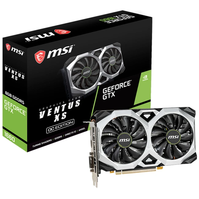 Видеокарта MSI GTX 1660 GTX 1660 VENTUS XS 6G 6 ГБ