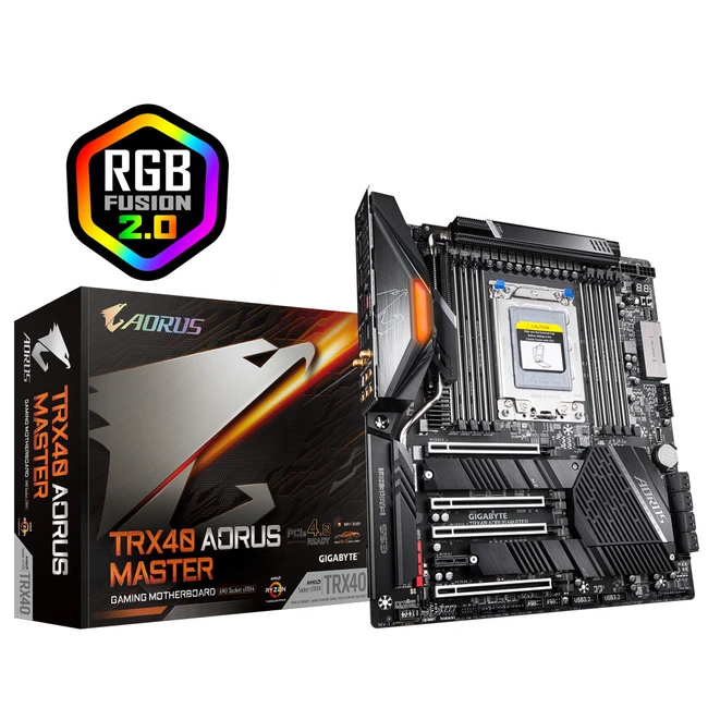 Материнская плата Gigabyte TRX40 AORUS MASTER (E-ATX, AMD sTRX4)