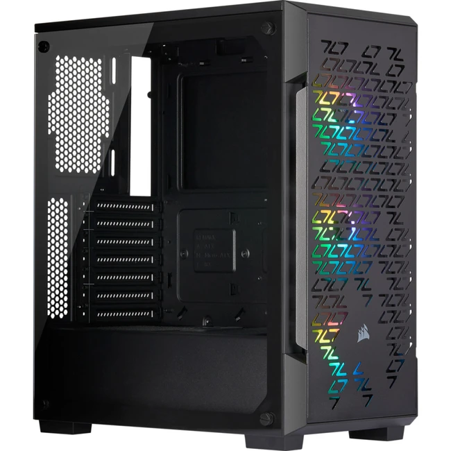 Корпус Corsair iCUE 220T RGB Airflow Tempered Glass Mid-Tower Smart Case Black CC-9011173-WW