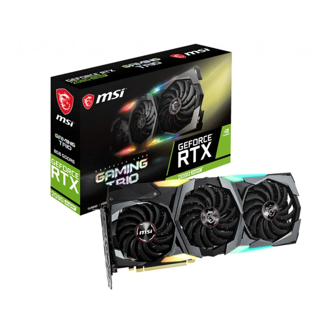 Видеокарта MSI GeForce RTX 2080 SUPER GAMING TRIO RTX 2080 SUPER GAMING TRIOR (8 ГБ)
