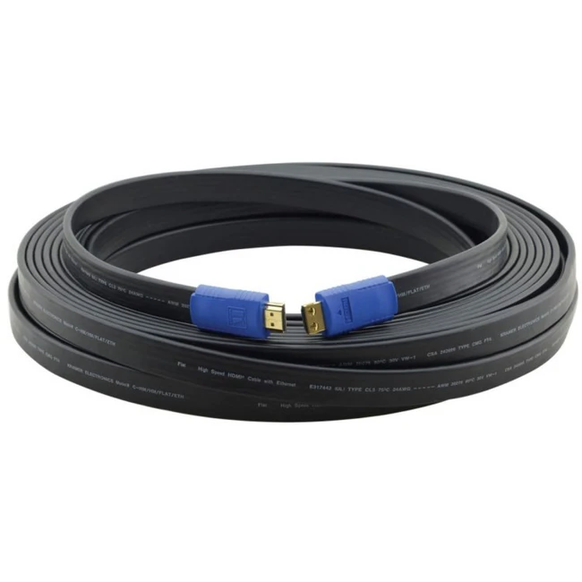 Кабель интерфейсный Kramer HDMI-HDMI 15.2 м C-HM/HM/FLAT/ETH-50 (HDMI - HDMI)