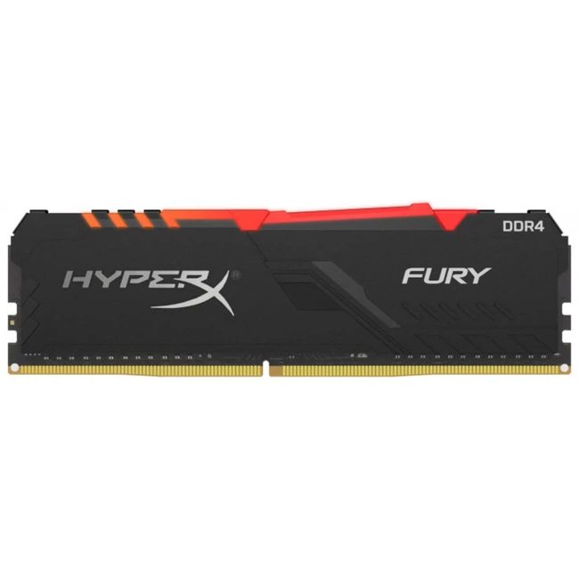 ОЗУ Kingston HyperX Fury RGB HX437C19FB3A/16 DIMM, DDR4, 16 Гб, 3733 МГц