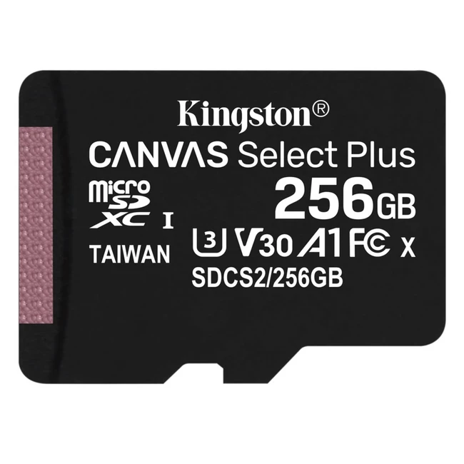 Флеш (Flash) карты Kingston Canvas Select Plus с адаптером SD SDCS2/256GB 256 ГБ