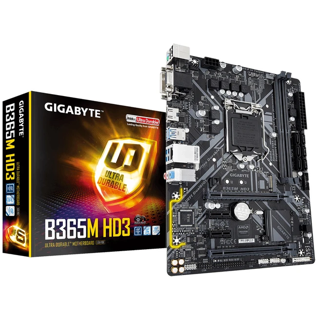 Материнская плата Gigabyte B365M HD3 GA-B365M-HD3 Micro-ATX, LGA 1151