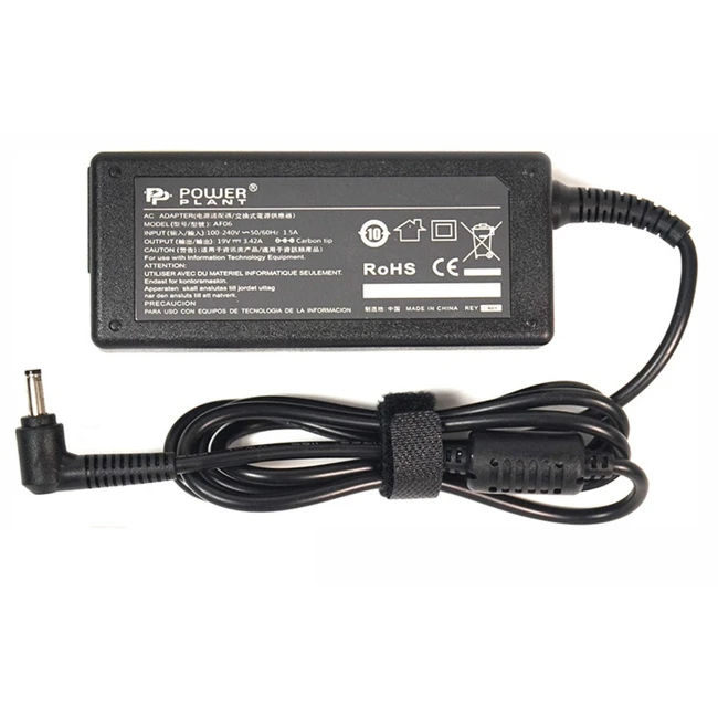 Блок питания для ноутбуков PowerPlant ACER 220V, 19V 65W 3.42A (5.5*2.1) AC65F5521