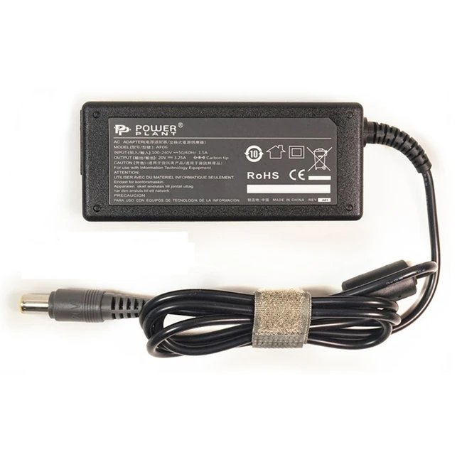 Блок питания для ноутбуков PowerPlant IBM/LENOVO 220V, 20V 65W 3.25A (7.9*5.5) IB65H7955