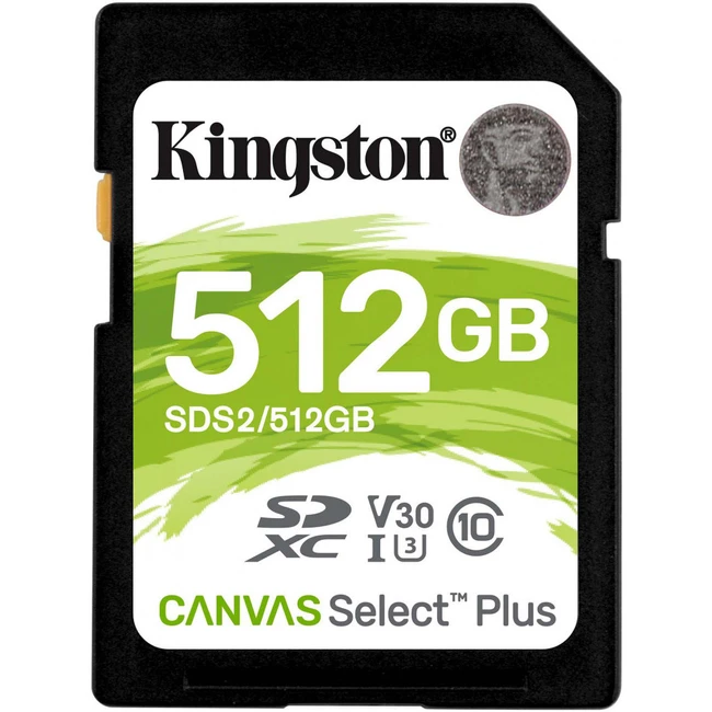 Флеш (Flash) карты Kingston Canvas Select Plus SDXC Class 10 SDS2/512GB (512 ГБ)