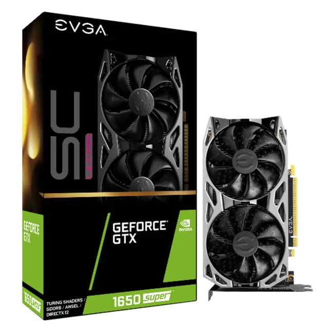 Видеокарта EVGA GeForce GTX 1650 SUPER SC ULTRA GAMING 04G-P4-1357-KR (4 ГБ)