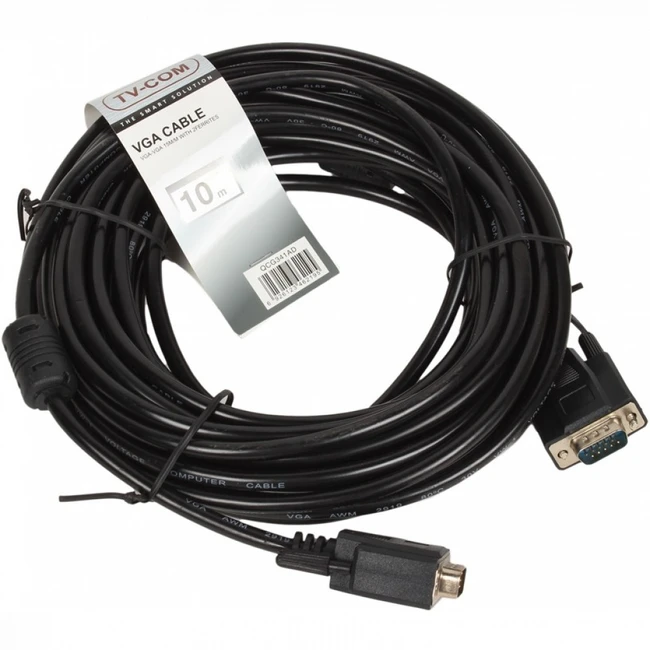 Кабель интерфейсный VCOM QCG120H-10M D-SUB (VGA) - D-SUB (VGA)