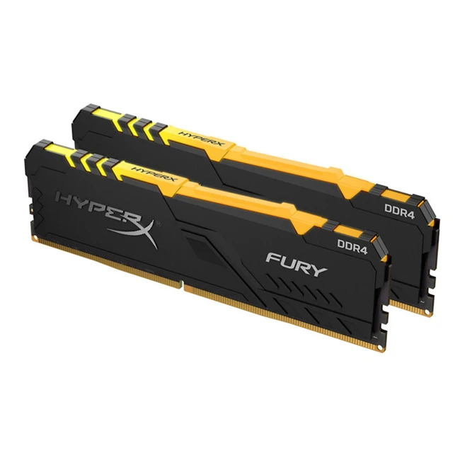 ОЗУ HyperX HX426C16FB3AK2/16 RGB HX426C16FB3AK2/16 DIMM, DDR4, 16 Гб (2 х 8 Гб), 2666 МГц