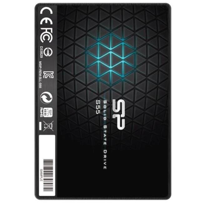 Внутренний жесткий диск Silicon Power S55 SP480GBSS3S55S25TR (SSD (твердотельные), 480 ГБ, 2.5 дюйма, SATA)