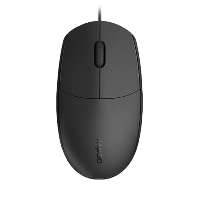 Мышь Rapoo N100 Black RapooN100BL Бюджетные, Проводная