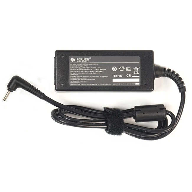 Блок питания для ноутбуков PowerPlant ASUS 220V, 19V 40W 2.1A (2.5*0.7) AS40F2507