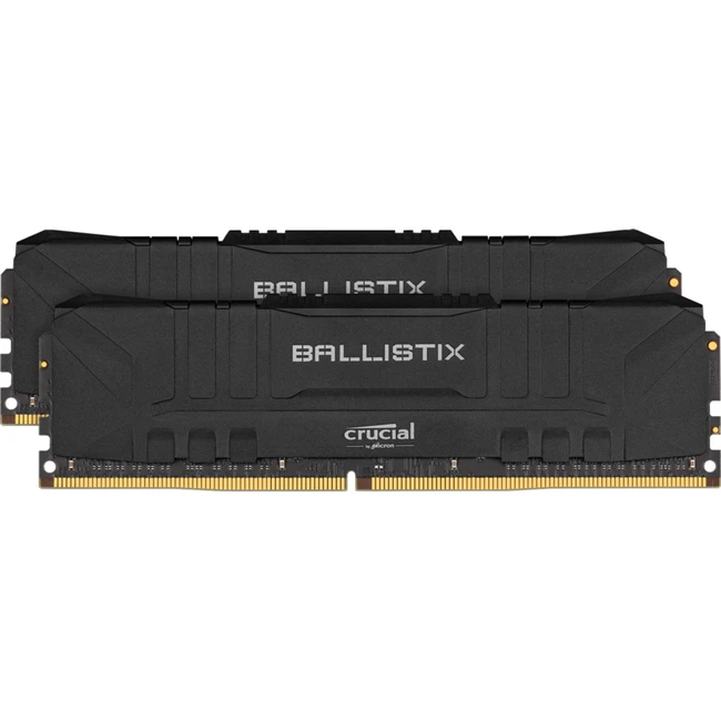 ОЗУ Crucial Ballistix 32GB Kit (2 x 16GB) DDR4-3600 Gaming (Black) BL2K16G36C16U4B DIMM, DDR4, 32 Гб (2 х 16 Гб), 3600 МГц