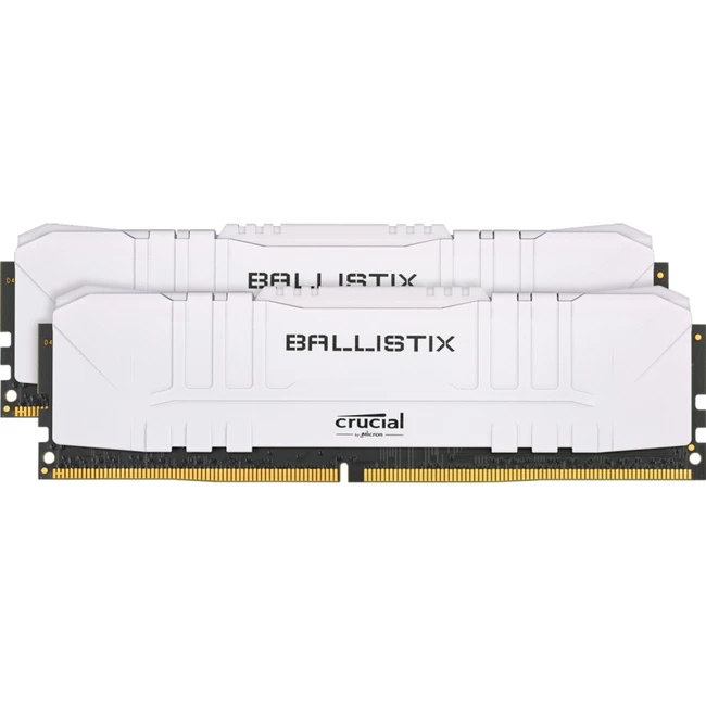 ОЗУ Crucial Ballistix 64GB Kit (2 x 32GB) DDR4-3200 Desktop Gaming Memory (White) BL2K32G32C16U4W DIMM, DDR4, 64 Гб (2 х 32 Гб), 3200 МГц