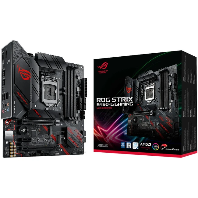 Материнская плата Asus ROG STRIX B460-G GAMING 90MB1460-M0EAY0 Micro-ATX, LGA 1200