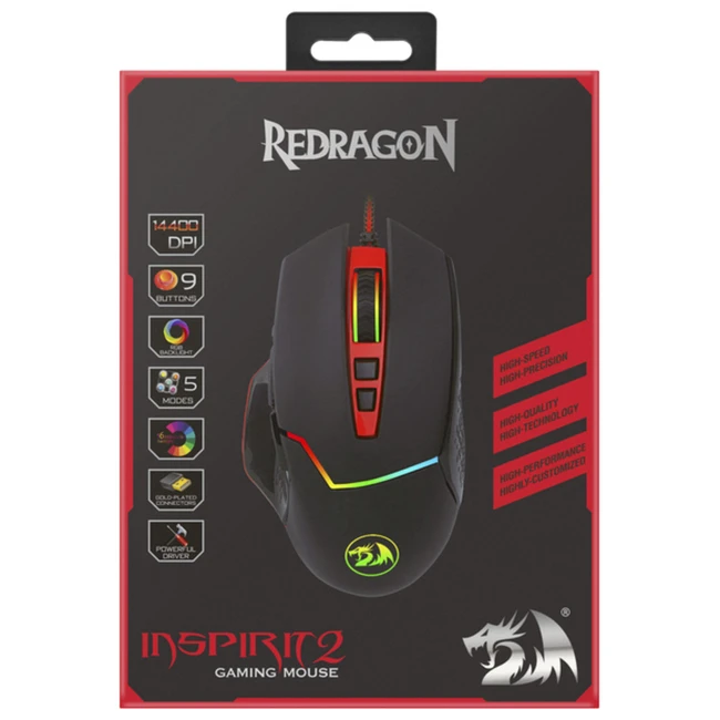 Мышь Redragon Inspirit 2 77644 (Игровая, Проводная)