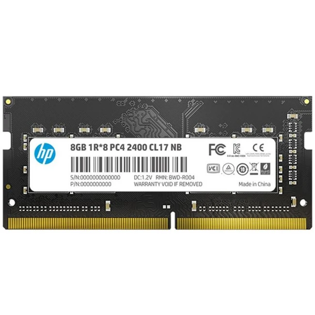 ОЗУ HP SO-DIMM DDR4, 2400 МГц, 1Rx8 7EH95AA#ABB SO-DIMM, DDR4, 8 Гб, 2400 МГц