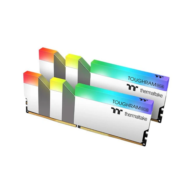 ОЗУ Thermaltake TOUGHRAM RGB Memory DDR4 4600MHz 16GB (8GB x 2) White R022D408GX2-4600C19A DIMM, DDR4, 16 Гб (2 х 8 Гб), 4600 МГц