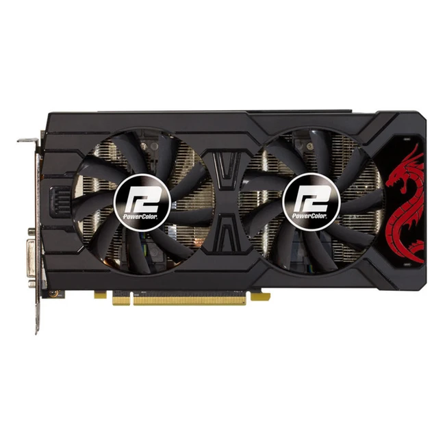 Видеокарта PowerColor Red Dragon Radeon RX 570 8GB GDDR5 AXRX 570 8GBD5-DHDV2/OC (8 ГБ)