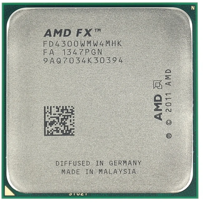 Процессор AMD FX-4300 FD4300WMW4MHK FX, 4, 3.8, 4, TRAY