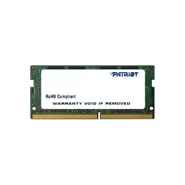 ОЗУ Patriot 16GB (16GBx1) 2400MHz DDR4 SINGLE PSD416G240081S (SO-DIMM, DDR4, 16 Гб, 2400 МГц)