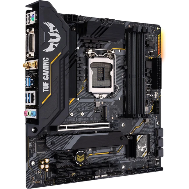 Материнская плата Asus TUF GAMING B460M-PLUS (WI-FI) (Micro-ATX, LGA 1200)