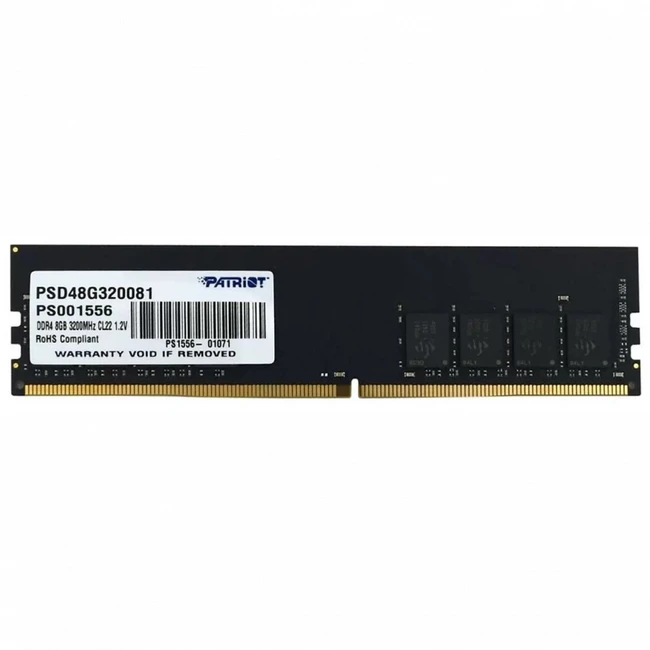 ОЗУ Patriot 8 ГБ PSD48G320081 (DIMM, DDR4, 8 Гб, 3200 МГц)