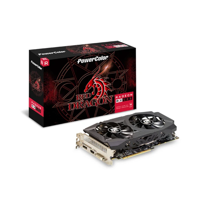 Видеокарта PowerColor Red Dragon Radeon RX 580 8GB GDDR5 AXRX 580 8GBD5-DHDV2/OC (8 ГБ)