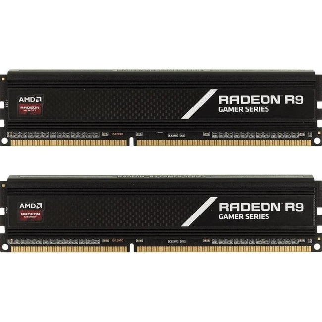 ОЗУ AMD Radeon R9 Gamer Series Black R9S432G3206U2K DIMM, DDR4, 32 Гб (2 х 16 Гб), 3200 МГц