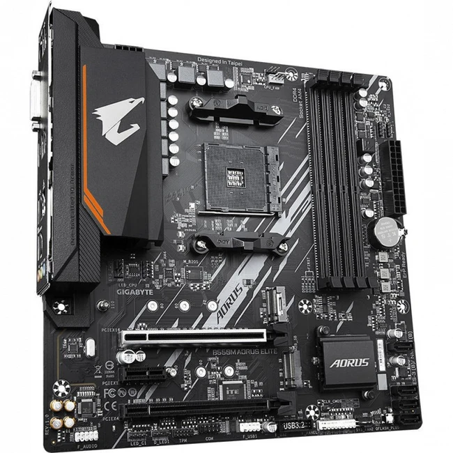 Материнская плата Gigabyte B550M AORUS ELITE 9MB55MAEL-00-10 (Micro-ATX, AMD AM4)