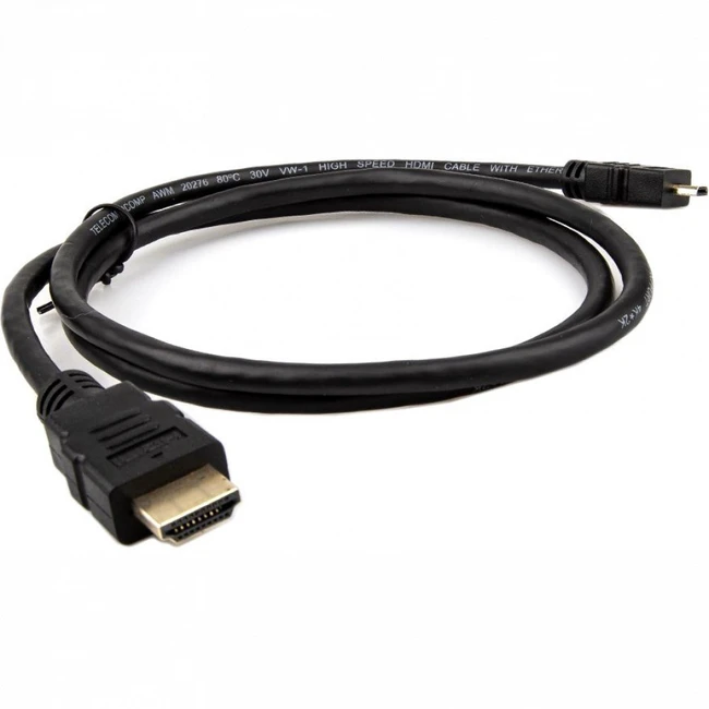 Кабель интерфейсный VCOM TCG206-1M HDMI - Micro HDMI