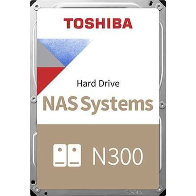 Жесткий диск Toshiba NAS N300 HDWG180EZSTA HDD (классические), 8 ТБ, 3.5 дюйма, SATA