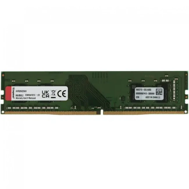 ОЗУ Kingston 8 ГБ KVR32N22S6/8 DIMM, DDR4, 8 Гб, 3200 МГц