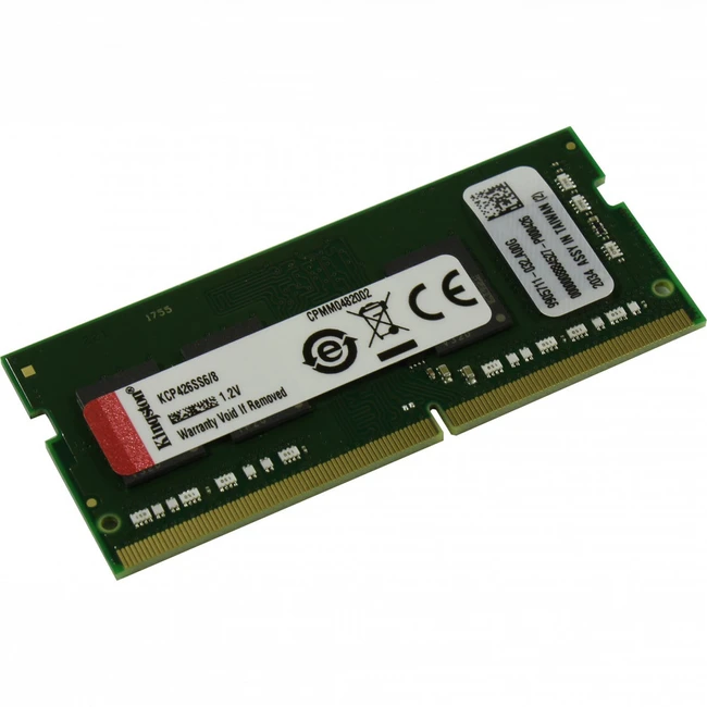 ОЗУ Kingston ValueRAM KCP426SS6/8 (SO-DIMM, DDR4, 8 Гб, 2666 МГц)