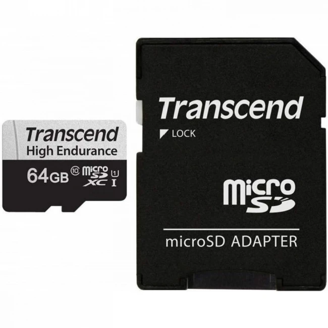 Флеш (Flash) карты Transcend 350V TS64GUSD350V 64 ГБ