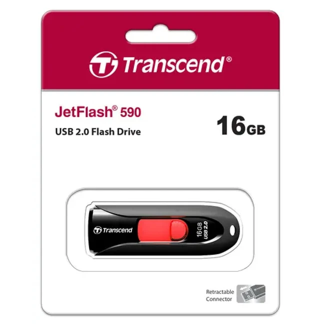 USB флешка (Flash) Transcend JetFlash 590K [TS16GJF590K] 16 ГБ