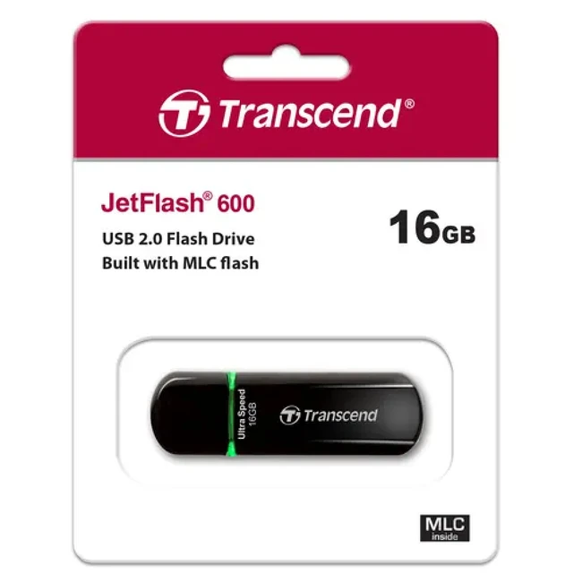 USB флешка (Flash) Transcend JetFlash 600 [TS16GJF600] (16 ГБ)