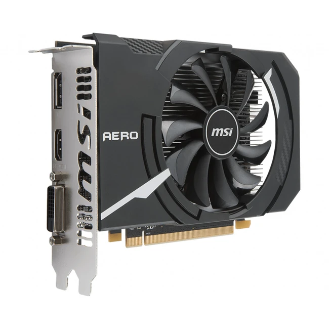 Видеокарта MSI RX 550 RX 550 AERO ITX 2G OC 64bit 2 ГБ