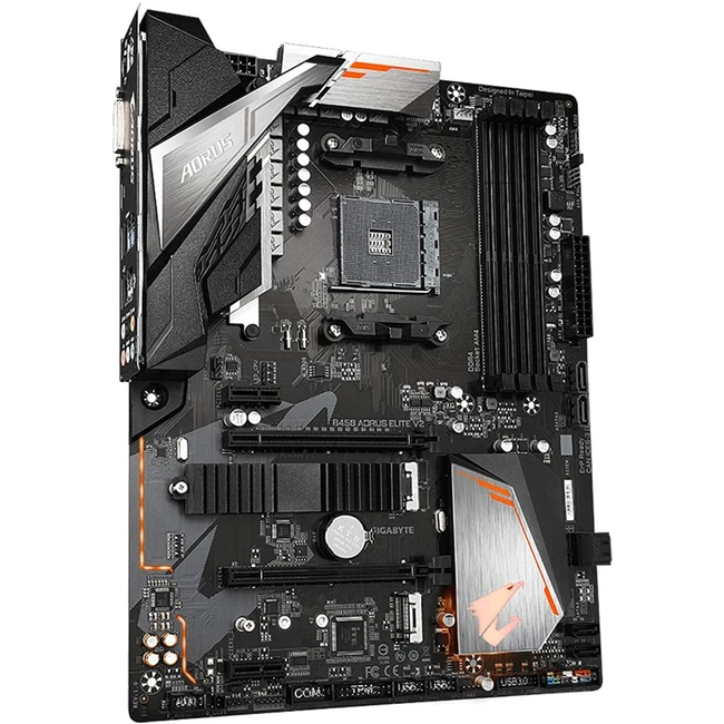 Материнская плата Gigabyte B450 AORUS Elite V2 B450 AORUS ELITE V2 ATX, AMD AM4