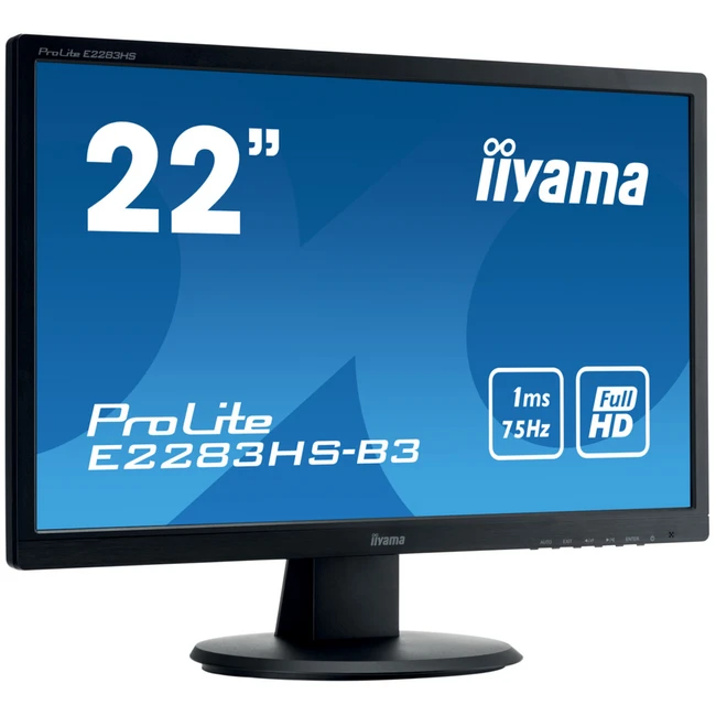 Монитор IIYAMA E2283HS-B3 (21.5 ", TN, Full HD 1920x1080 (16:9))