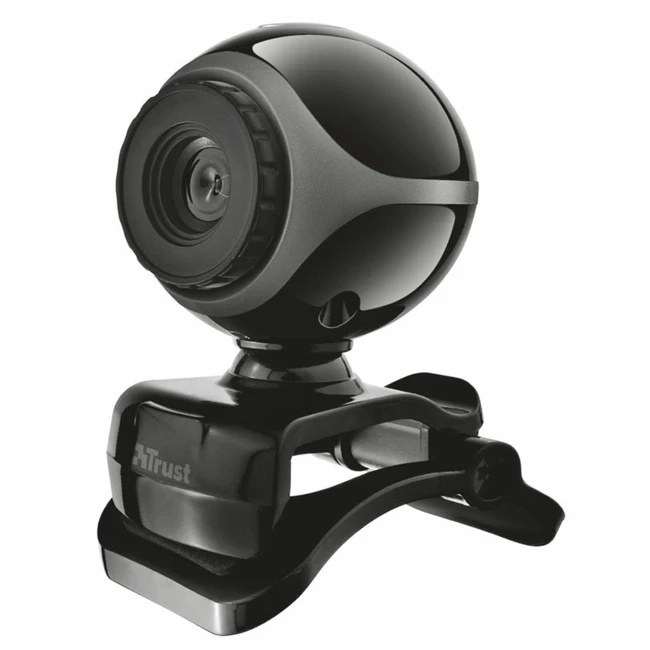 Веб камеры Trust Веб-камера Exis Webcam Black-Silver 17003BS