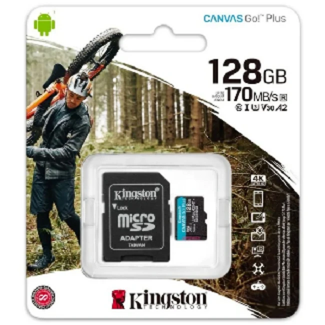 Флеш (Flash) карты Kingston SDCG3/128GB 1309220 (128 ГБ)