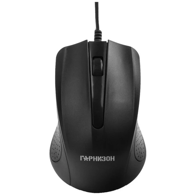 Мышь Гарнизон GM-105 Black (Бюджетная, Проводная)