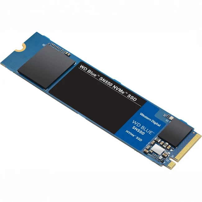 Внутренний жесткий диск Western Digital WD Blue SN550 WDS200T2B0C (SSD (твердотельные), 2 ТБ, M.2, PCIe)