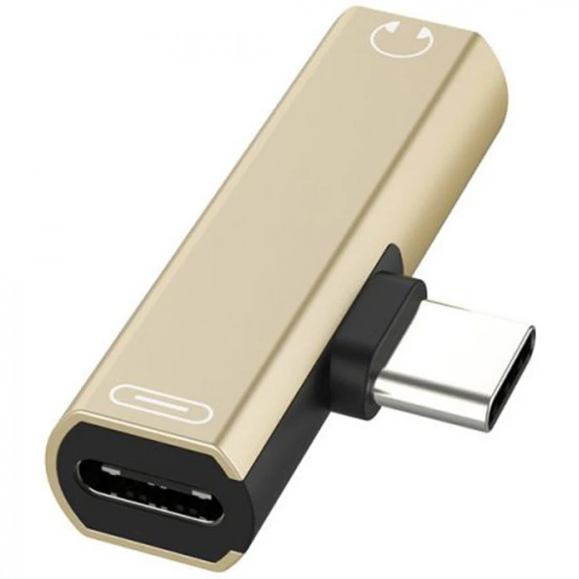 Кабель интерфейсный Greenconnect GCR-52244 (MINI JACK 3.5 (output) - USB Type C)