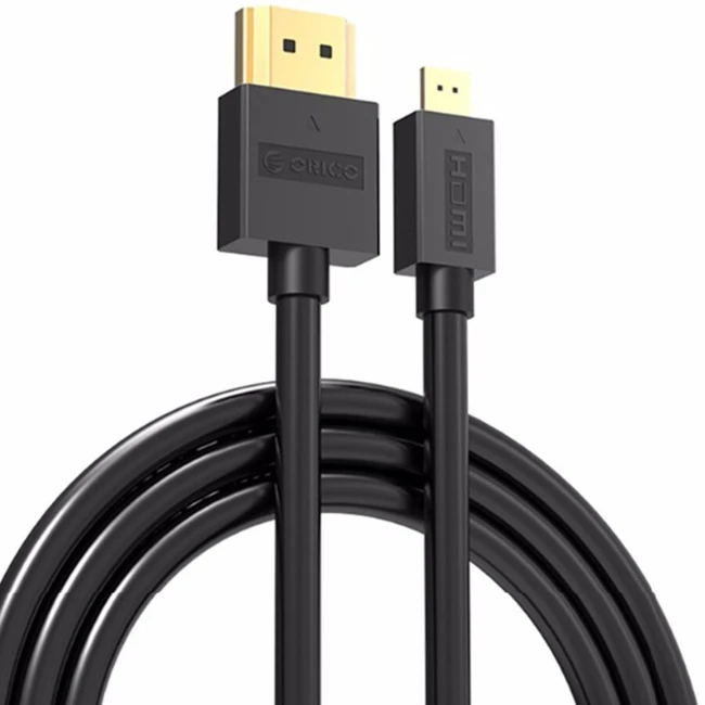 Кабель интерфейсный ORICO HD101-20-BK (HDMI - Micro HDMI)