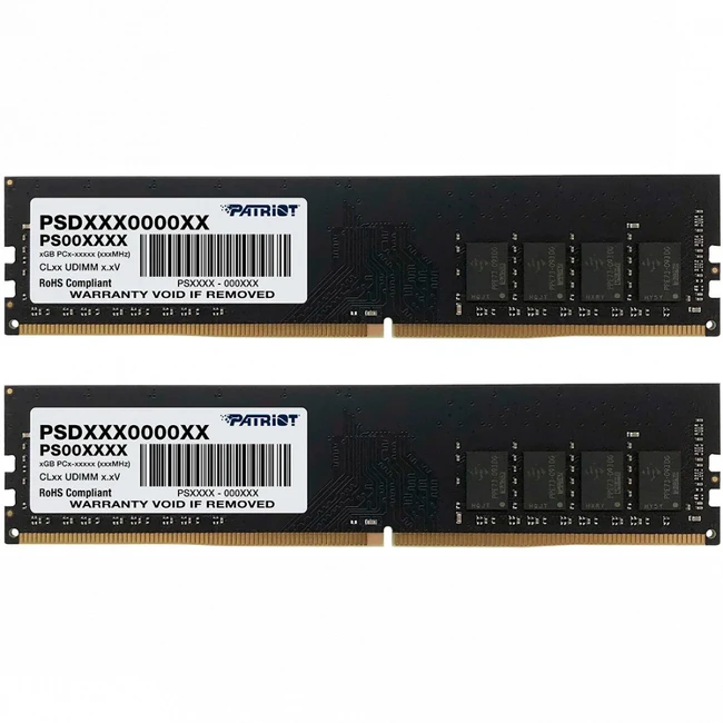 ОЗУ Patriot Signature PSD416G3200K DIMM, DDR4, 16 Гб (2 х 8 Гб), 3200 МГц